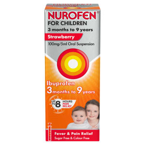 Nurofen For Children Ibuprofen Oral Suspension - Strawberry 100ml