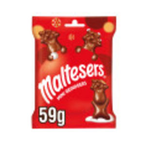 Reindeer Chocolate Christmas Mint Mini Treats Bag 59g