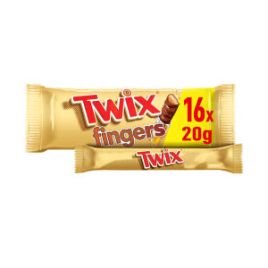 Twix Caramel Multipack Chocolate Bars 16 x 20g