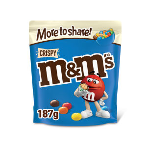 M&M's Crispy Milk Chocolate Pouch Bag 187g
