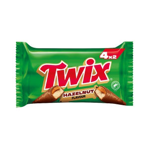 Twix Hazelnut Multipack Chocolate Bars 4 x 46g