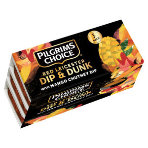 Red Leicester Dip & Dunk with Mango Chutney Dip 3 x 52g