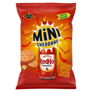 Jacob's Mini Cheddars Frank's Red Hot 150g