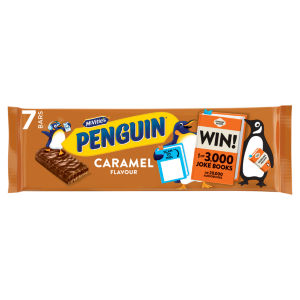 Penguin Caramel Flavour Bars 7 x 24.6g (172.2g)