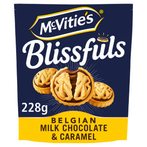 Blissfuls Belgian Milk Chocolate & Caramel Biscuits