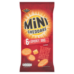 Jacob's Mini Cheddars Original Multipack Baked Snacks 6x23g