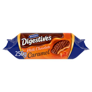 Milk Chocolate Digestive Biscuits - The Caramel One 250g