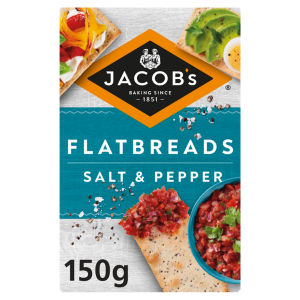 Flatbread Salt & Pepper Crackers 150g