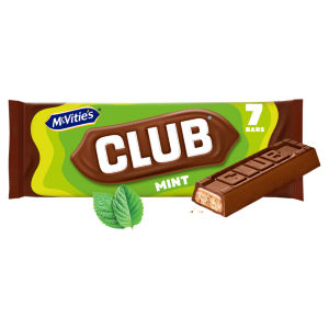 Club Mint Biscuit Bar    7 x 23g
