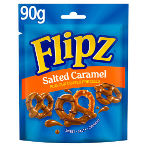 Flipz Salted Caramel Flavour Coated Pretzel