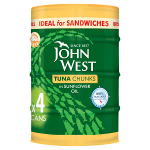 Tuna Chunks in Sunflower Oil 4 Pack