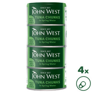 Tuna Chunks in Spring Water 4x125g (102g drained)