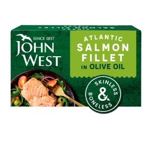 Atlantic Salmon Fillet in Olive Oil with Zesty Lemon 115g