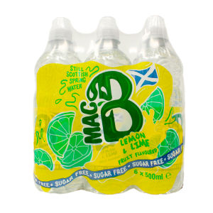 Sugar Free Lemon & Lime Fruit Flavoured Still Scottish Spring Water 6 x 500ml