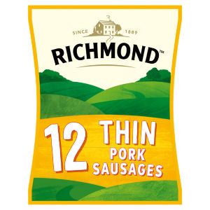 Richmond Thin Pork Sausages 12 Pack 340g