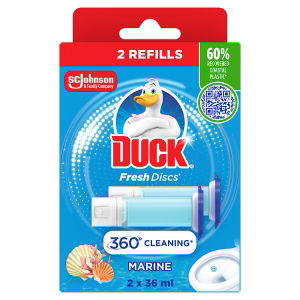 Duck Fresh Discs Toilet Cleaner Refills - Marine 2 x 36ml