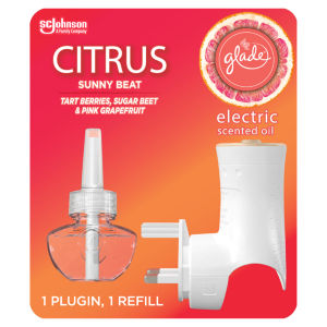 Electrical Plug In Starter Kit, Citrus Sunny Beat - Holder & 1 Refill