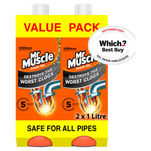 Mr Muscle Sink & Drain Unblocker Gel 2x1L