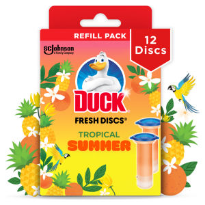 Fresh Discs Toilet Cleaner Tropical Summer Twin Refill