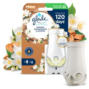 Glade Electric Scented Oil Holder Sensual Sandalwood & Jasmine 20ml