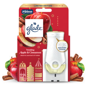 Electric Holder & Refill Warm Apple Pie Scented Oil Plugin 20ml