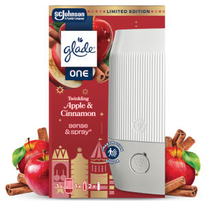 Glade ONE Festive Sense & Spray Starter Kit, Twinkling Apple & Cinnamon, 1x13ml