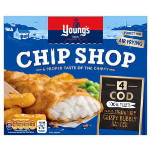 Youngs Chip Shop Cod Fillets 400g