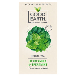 Good Earth Herbal Tea Peppermint, Spearmint 15 Tea Bags 27g
