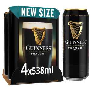 Draught Stout Beer 4.1% vol 4x538ml Cans