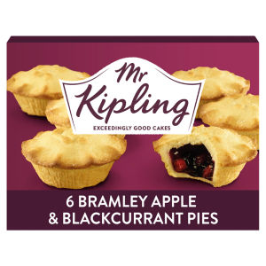 6 Bramley Apple & Blackcurrant Pies