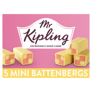 Mr Kipling Mini Battenbergs Cakes 5 Pack