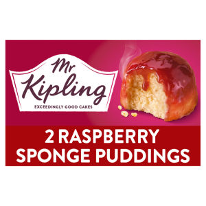 Raspberry Sponge Pudding Cake Dessert Pots 2x95g