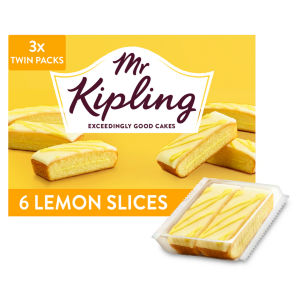 Mr Kipling Lemon Cake Slices 6 Pack
