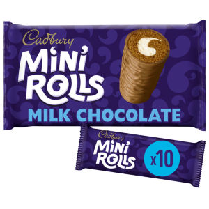 Cadbury Milk Chocolate Mini Roll Cakes 10 Pack