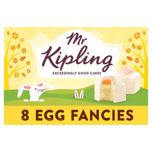 Egg French Fancies Easter Cakes 8 Pack
