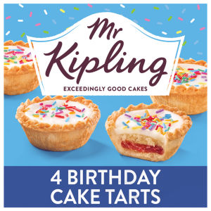 Mr Kipling Birthday Cake Tarts 4 pack