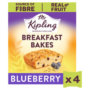  Mr Kipling Blueberry Breakfast Bakes Snack Cakes 4 pack