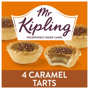 Mr Kipling Caramel Tarts Cake 4 Pack