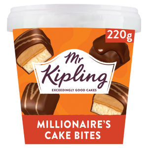 Millionaire's Chocolate Caramel Mini Cake Bites 220g