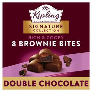 Mr Kipling Signature Collection 8 rich & Gooey Double Chocolate Brownie Bites
