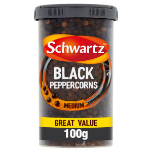 Medium Black Peppercorns 100g