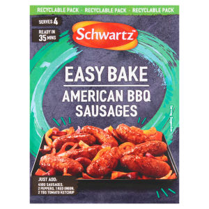 Tray Bake American BBQ Sausages