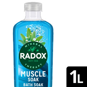 Radox Muscle Soak Bath Soak Bubble Bath 1L