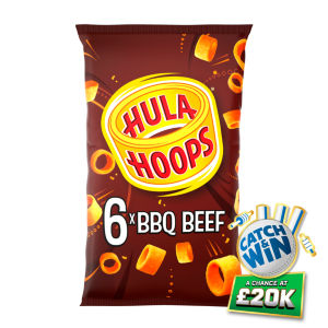 Hula Hoops BBQ Beef Multipack Crisps 6x24g