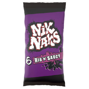 Nik Naks Rib 'N' Saucy Multipack Crisps 6x20g