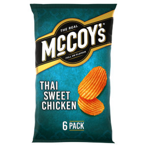 McCoy's Thai Sweet Chicken Multipack Crisps 6x25g
