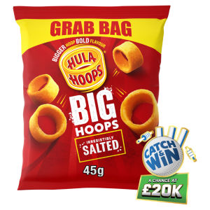 Hula Hoops Big Hoops Salted Grab Bag 45G