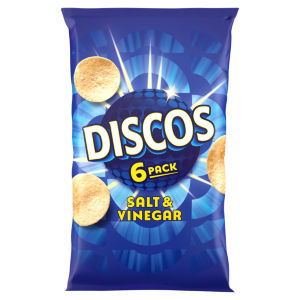 Discos Salt & Vinegar Multipack Crisps 6x25.5g
