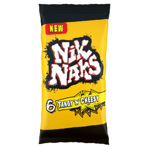 Nik Naks Tangy 'N' Cheesy Multipack Crisps 6 Pack