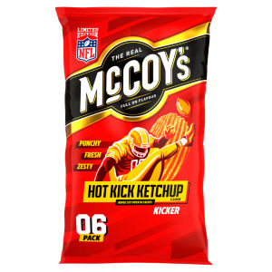 Hot Kick Ketchup Multipack Crisps 6 Pack